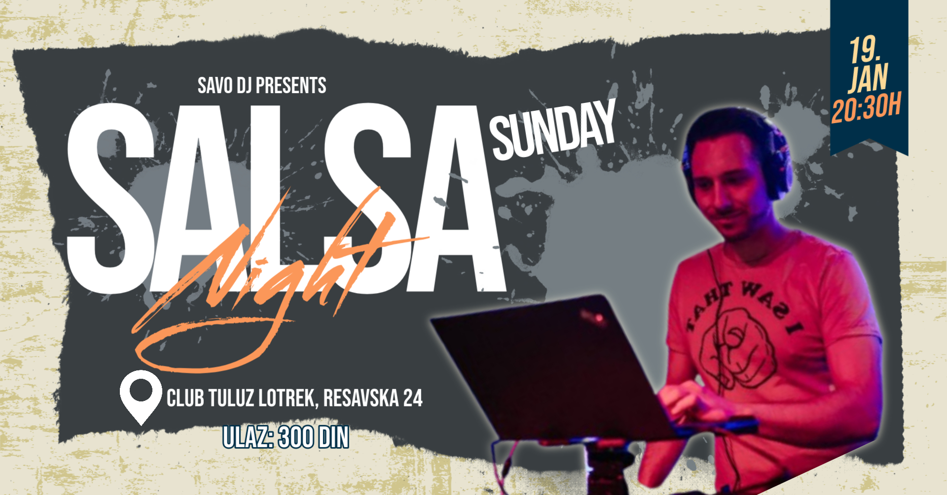 Salsa Sunday Special 🎆 19. January 🎆 SAVO DJ