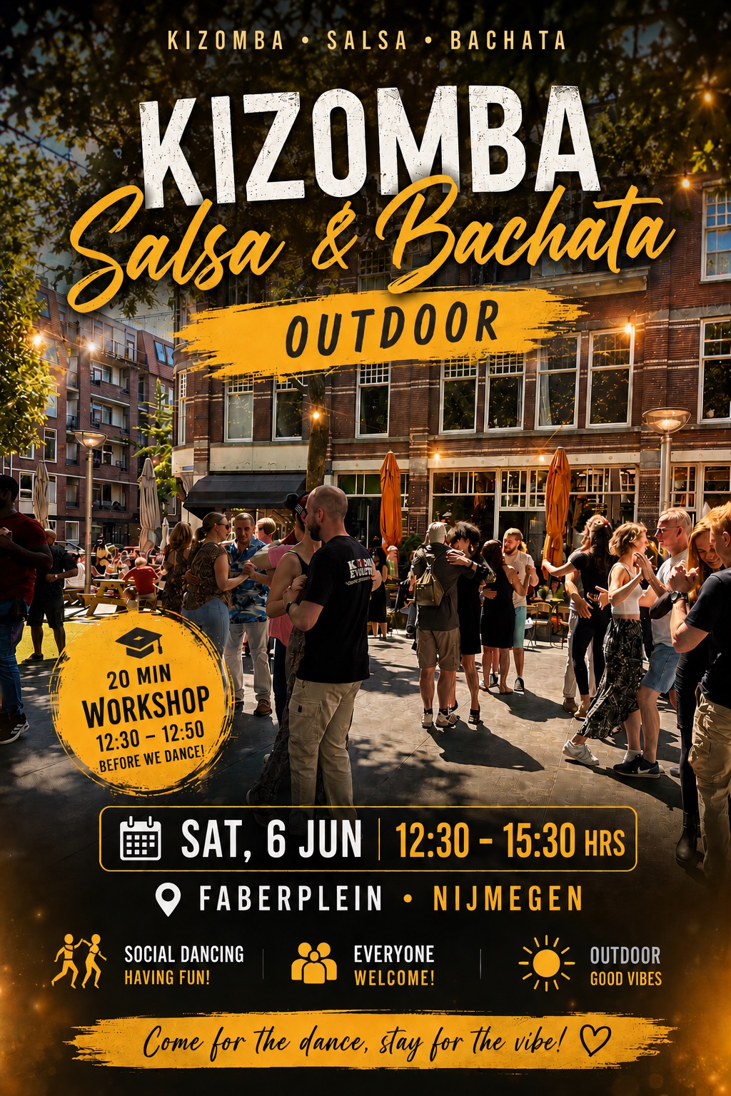 KIZOMBA, SALSA & BACHATA OUTDOOR @ NIJMEGEN KLINKT