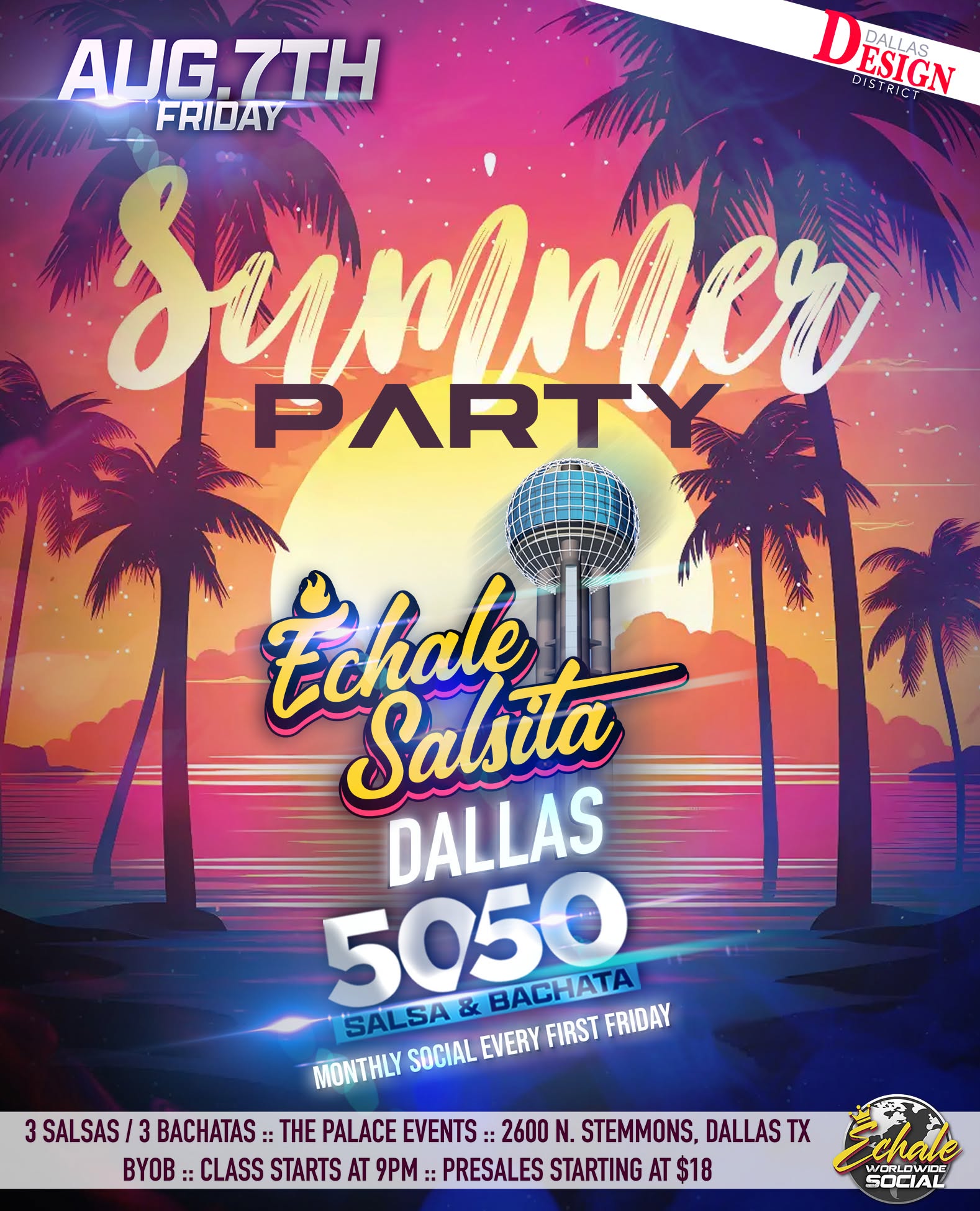 Echale Salsita Dallas Summer Party!