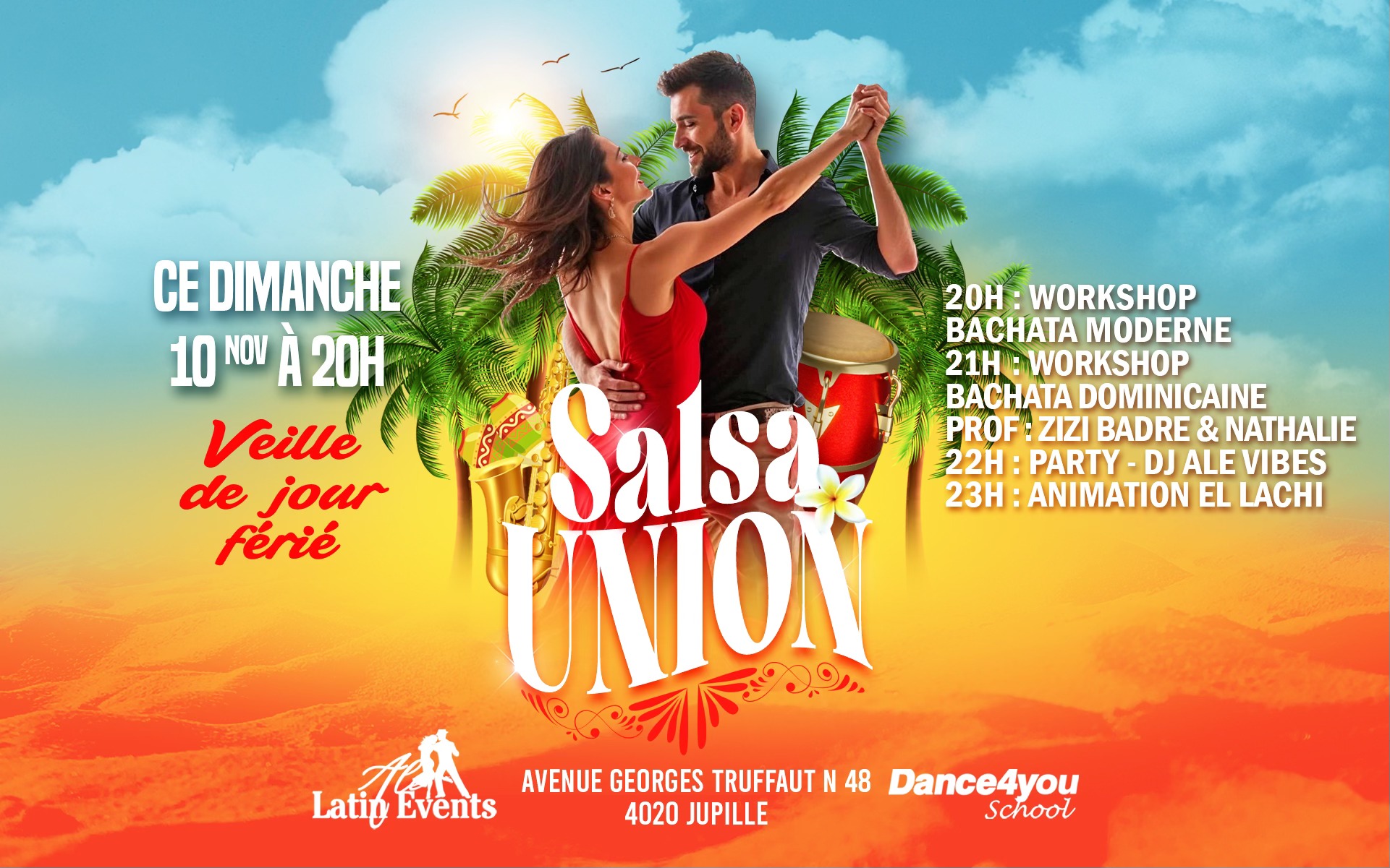 Salsa Union CE DIMANCHE 10 nov - Dance4youSchool