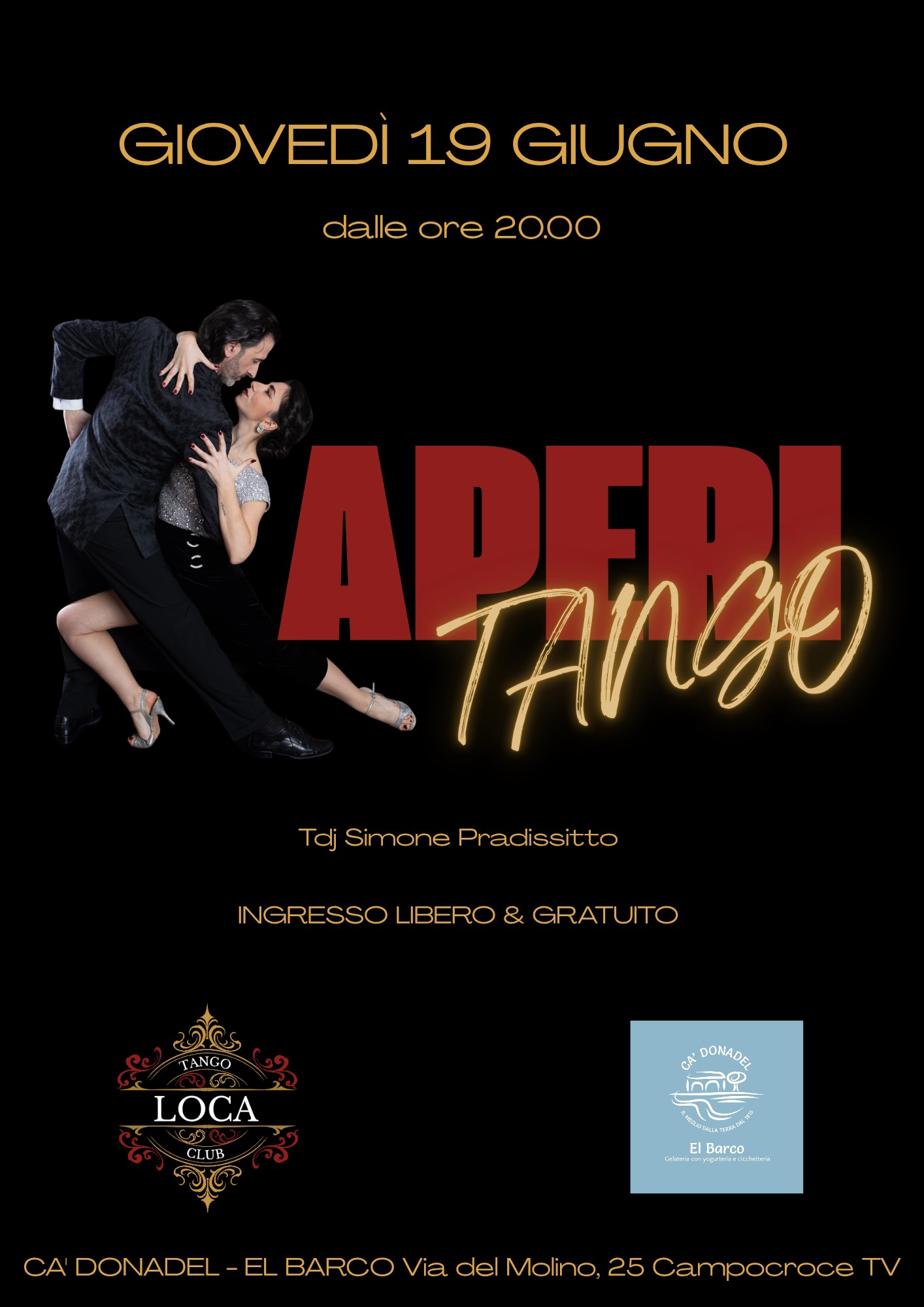 Aperitango Ca' Donadel - El Barco - Lezione Gratuita - Tdj El Pradi