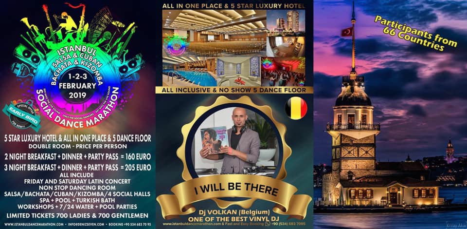 Travel with Volkan to Istanbul Social Dance Marathon