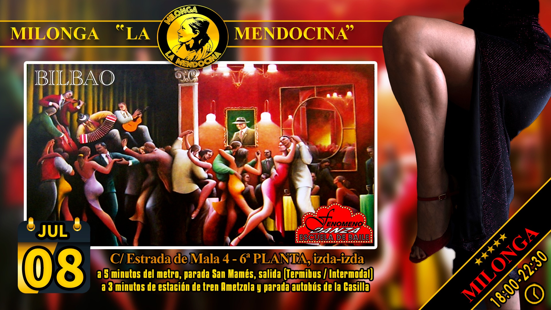 Milonga La Mendocina 8 de Julio 2023