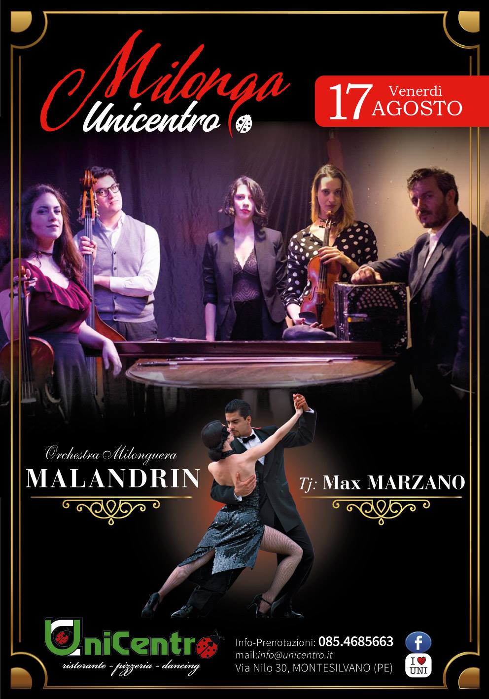 Orchestra Milonguera "Malandrin" alla Milonga Unicentro