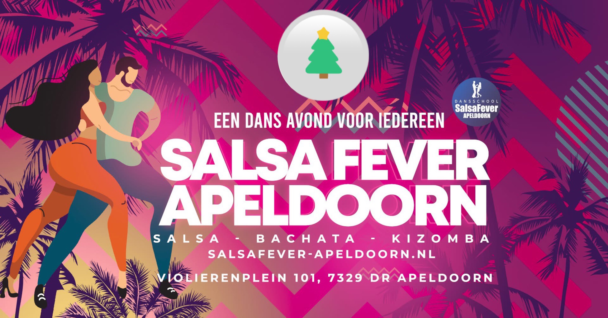 Jaarafsluiting Salsafever Apeldoorn Social Night Salsa, Bachata, Kizomba and more.