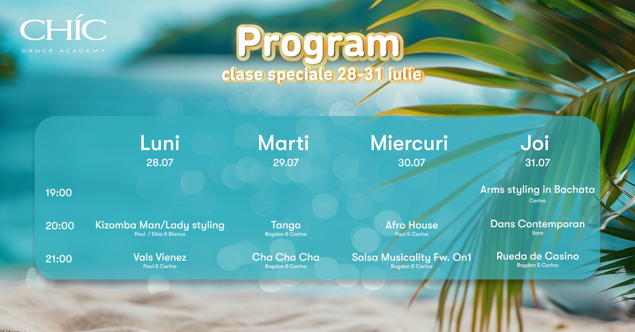 Clase Speciale de Vară la CHIC Dance Academy