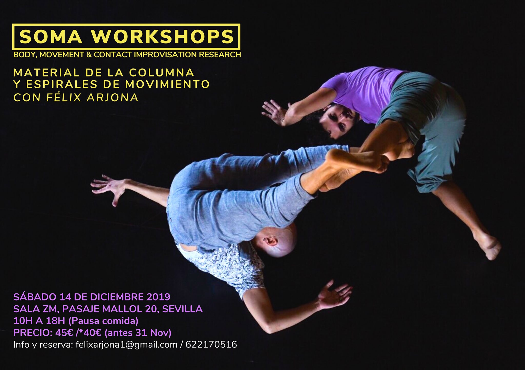 SOMA Workshops. Material de la columna y espirales de movimiento
