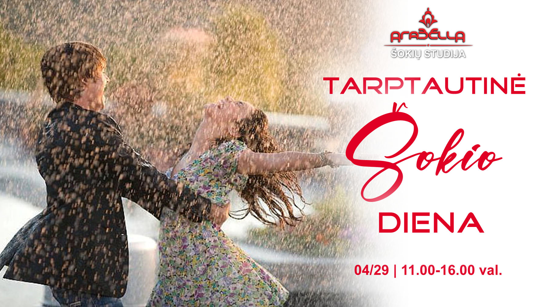 Tarptautinė šokių diena - šokių sūkury International Dance Day with Arabella