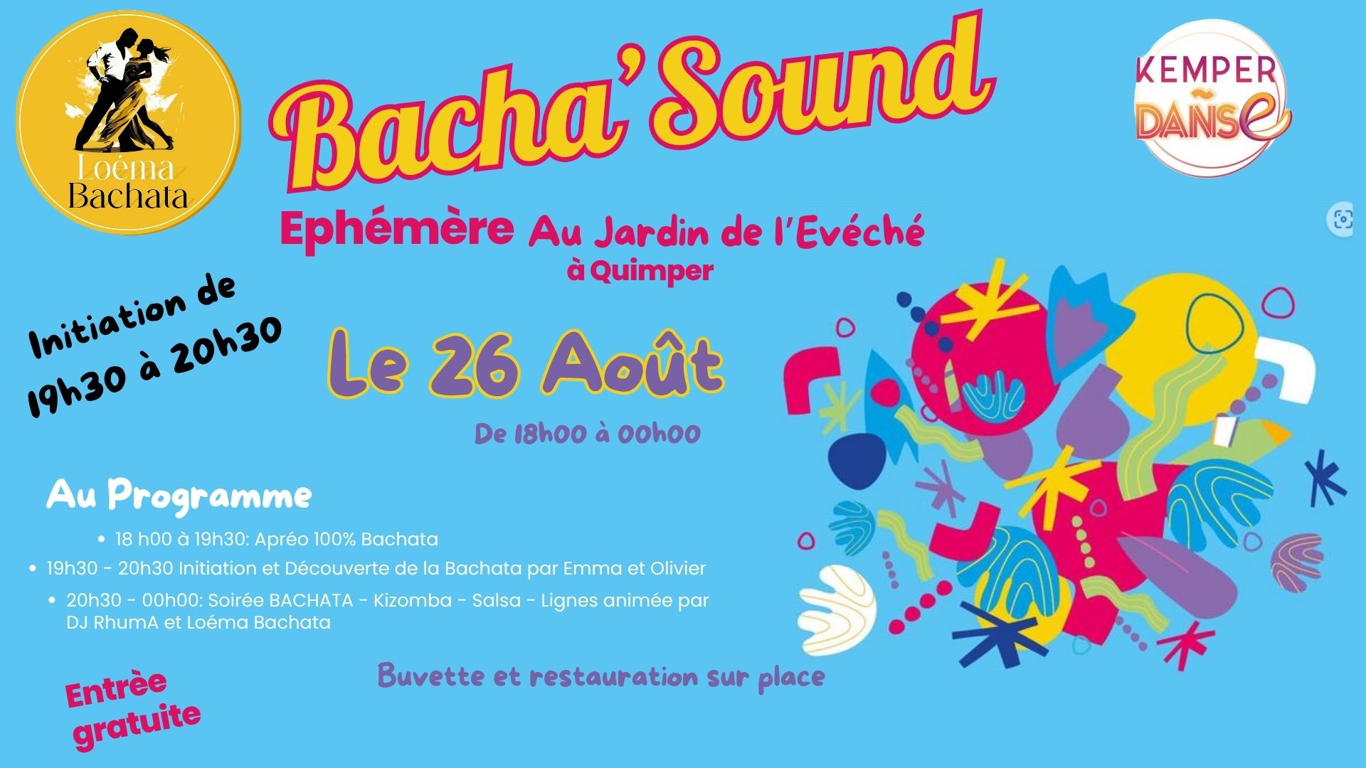 Bacha'Sound au Jardin de l'Evêché (au pied de la Cathédrale de Quimper)