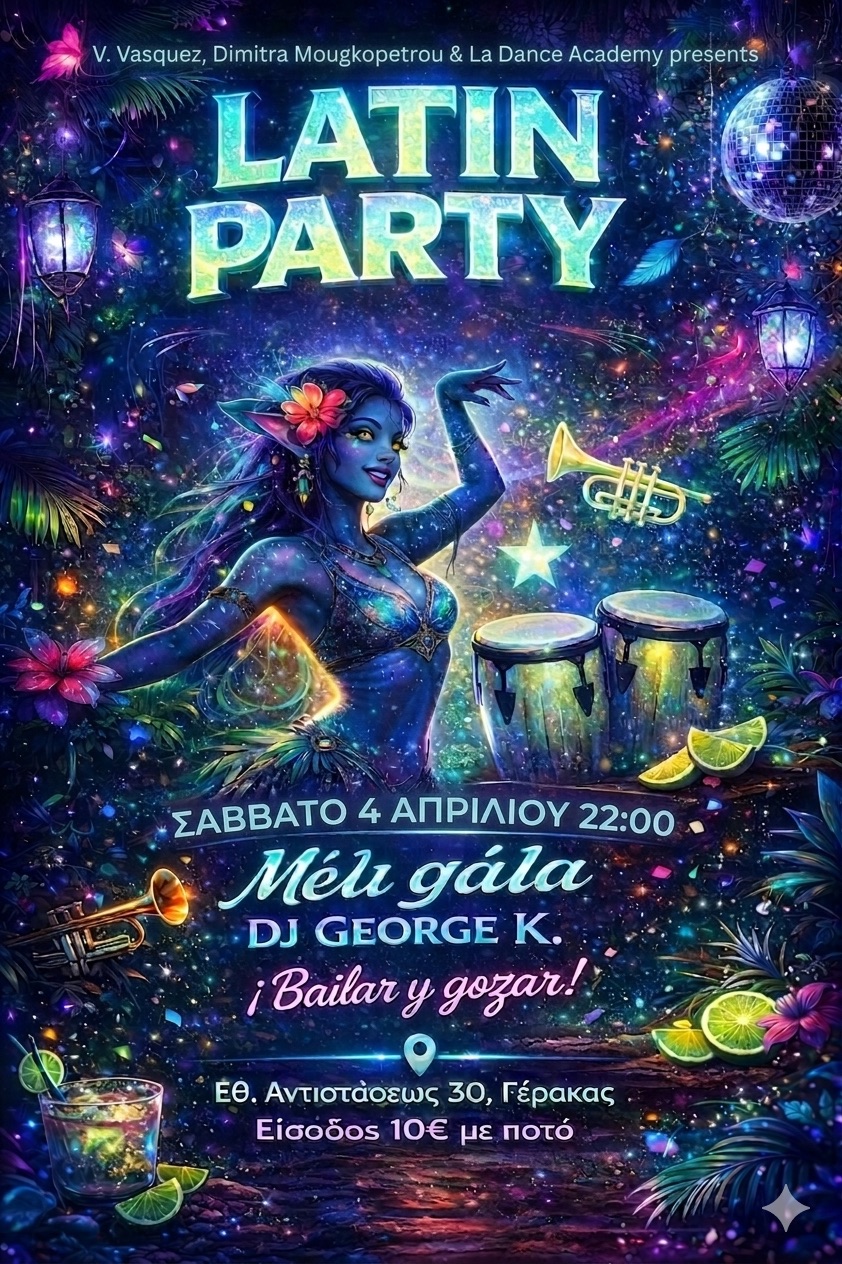 Latin Night Party Feel the Rhythm