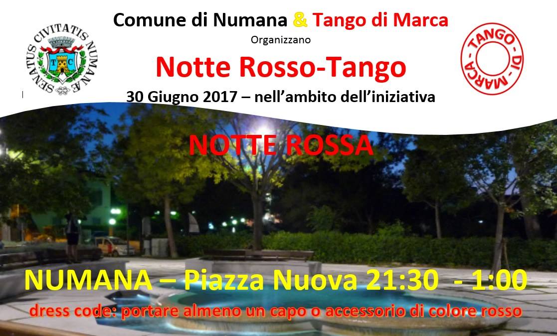 Notte Rosso-Tango RIMANDATA