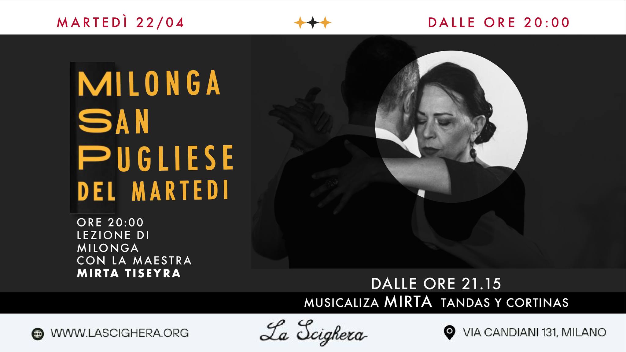 Milonga San Pugliese con Mirta Tiseyra
