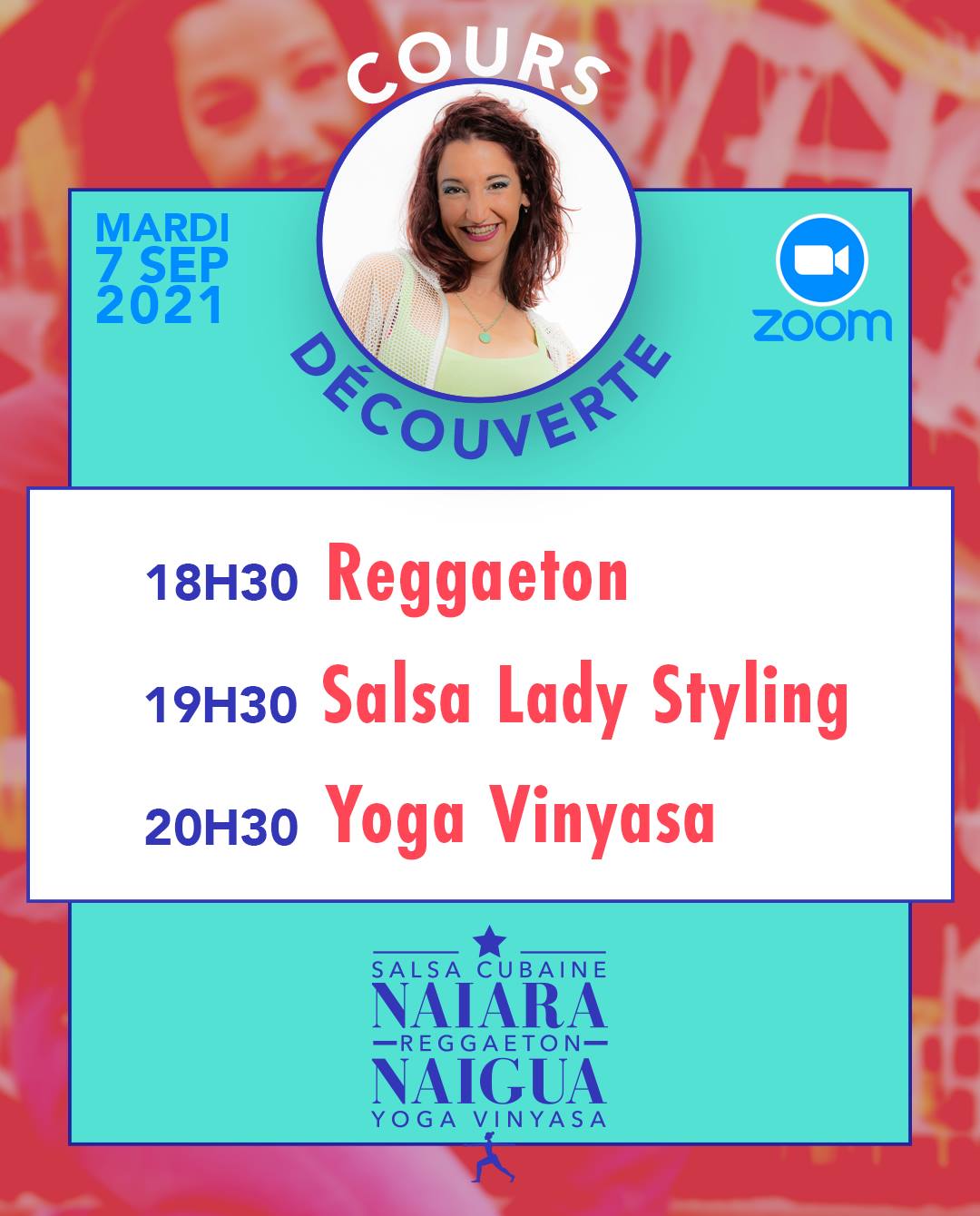 Cours Découverte Reggaeton Salsa Lady Style Yoga Vinyasa