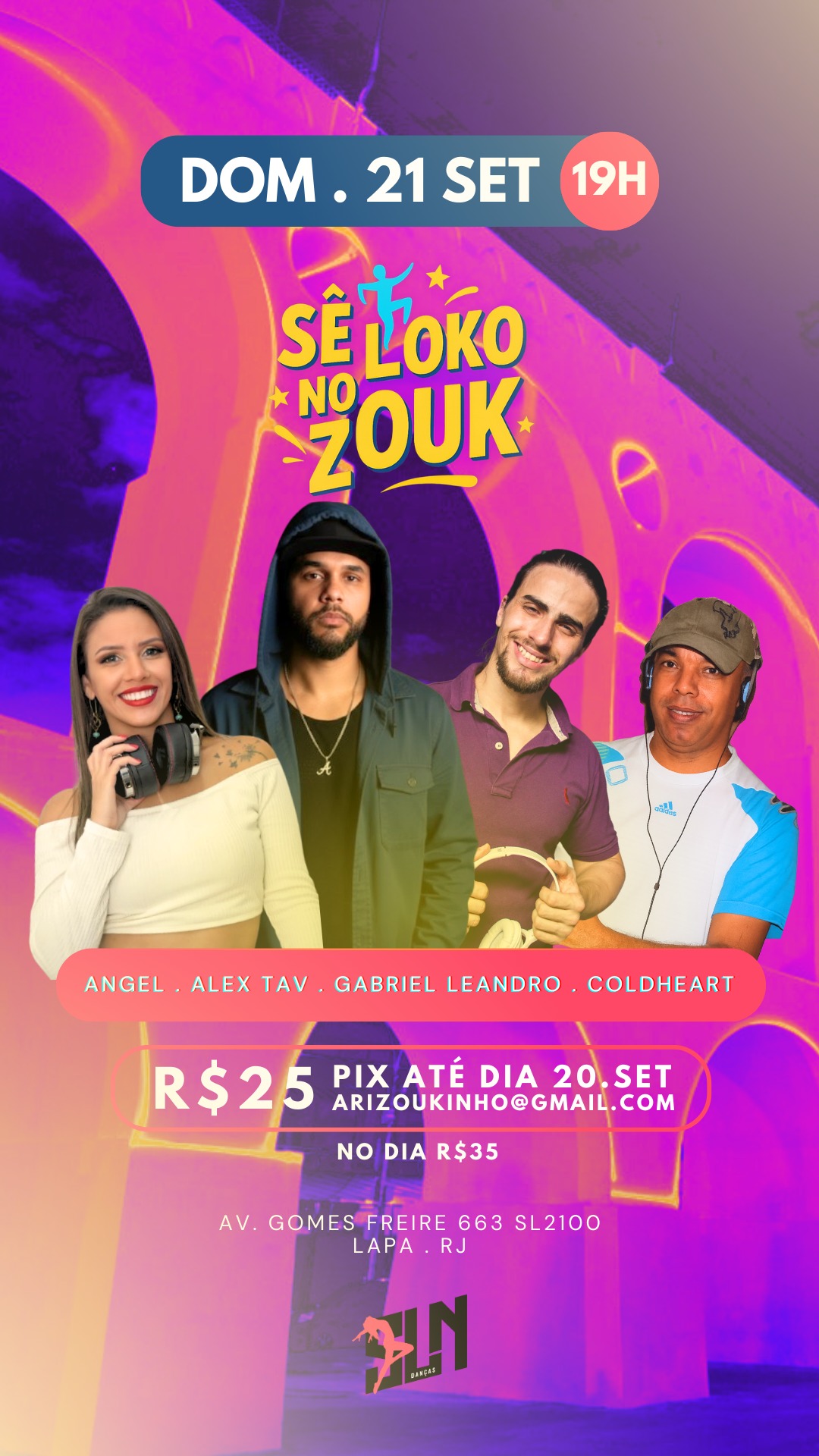 SÊ LOKO NO ZOUK ✨Esse DOMINGO na LAPA