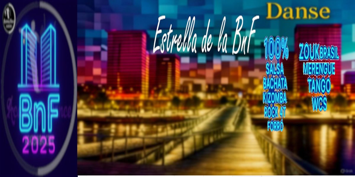 Dimanche 27 Juillet: Danser à la BnF (Salsa, Bachata, Kizomba, Zouk Bresilien, WCS)