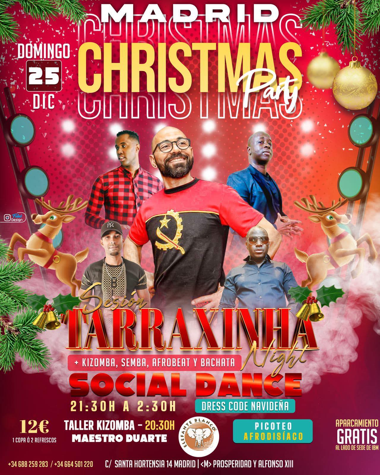 Tarraxinha Night Madrid-Feliz Navidad!! ππ