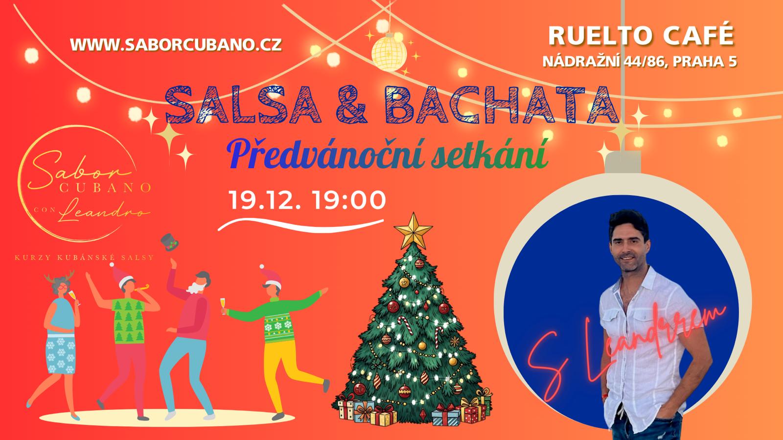 🎄 SABOR CUBANO: SALSA & BACHATA PŘEDVÁNOČNÍ SETKÁNÍ 🎄