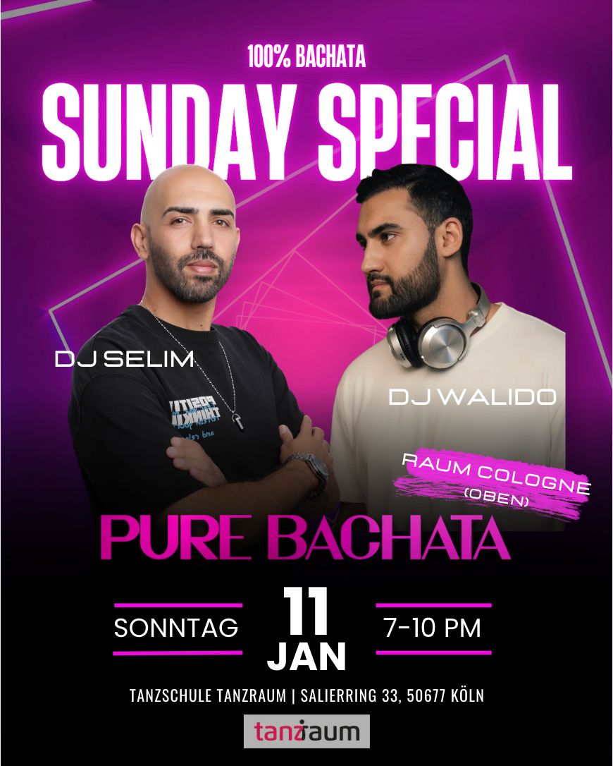 Pure Bachata Sunday Special (Oberer Raum)