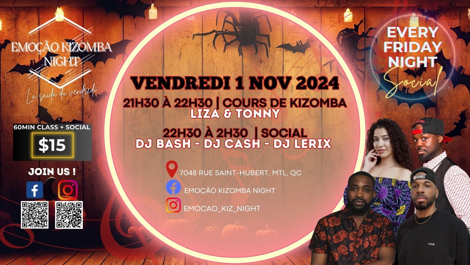 Emoção Kizomba Night, Your Friday Saïda!