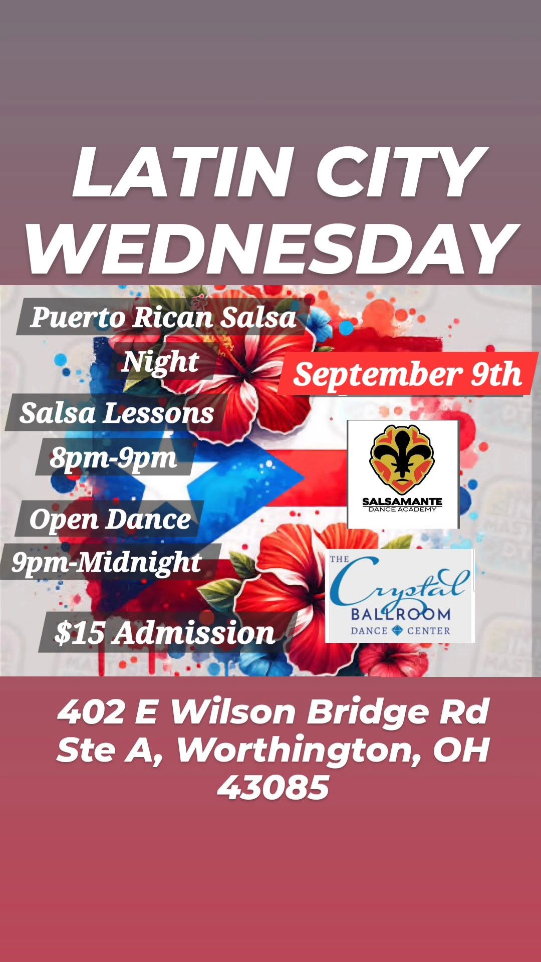 Puerto Rican Salsa Night 🇵🇷 Latin City Wednesday