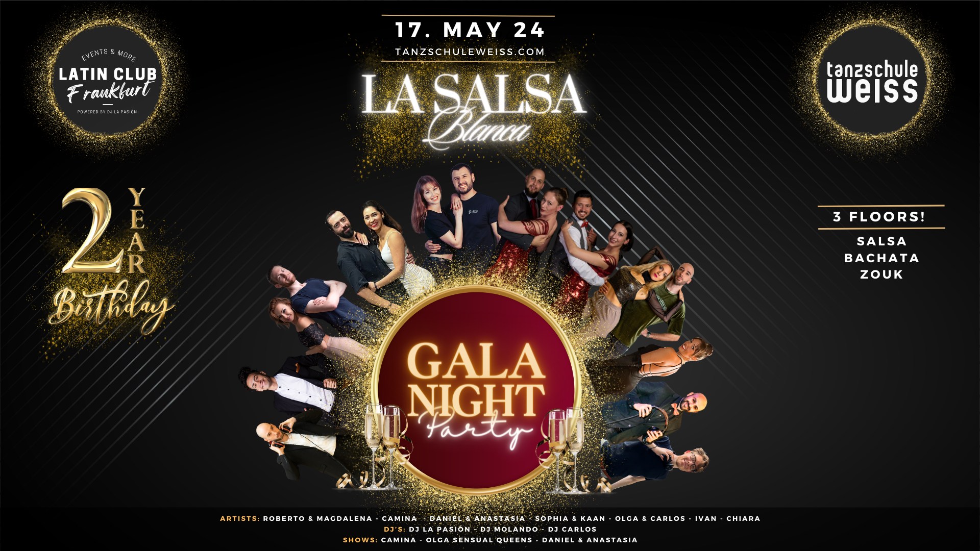 β LA SALSA BLANCA β 2nd Anniversray GALA NIGHT!