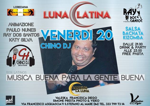 Venerdì 20 La Fiesta Continua Con Chino Dj