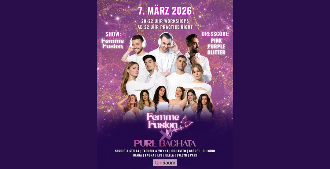 Pure Bachata -Workshops mit Taoufik&Vienna und Sergio&Stella