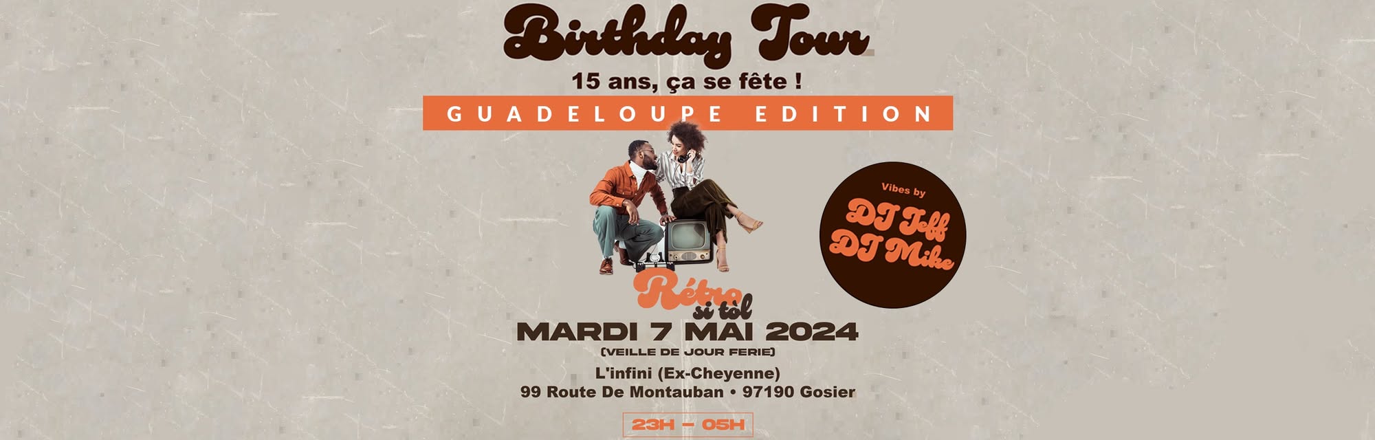 RETRO SI TOL GUADELOUPE BIRTHDAY DJ JEFF & DJ MIKE