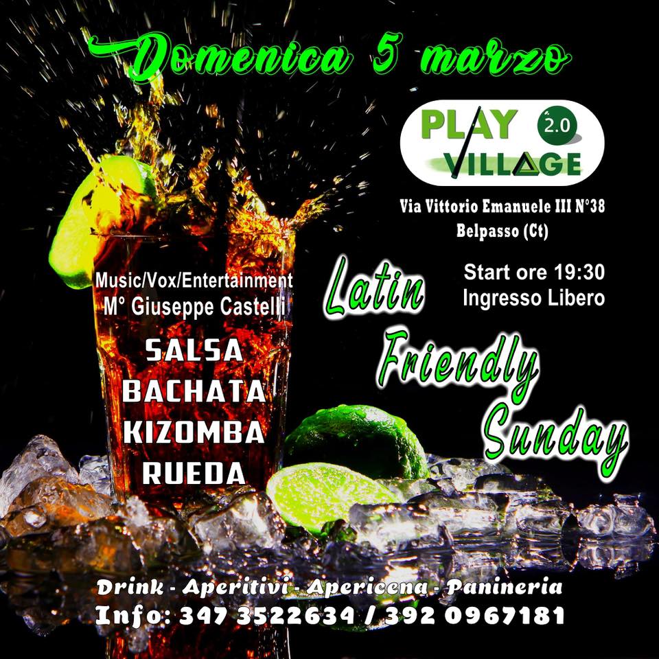 Latin Friendly Sunday