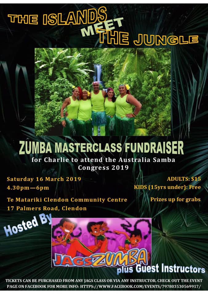 The Islands meet The Jungle - Zumba Masterclass Fundraiser