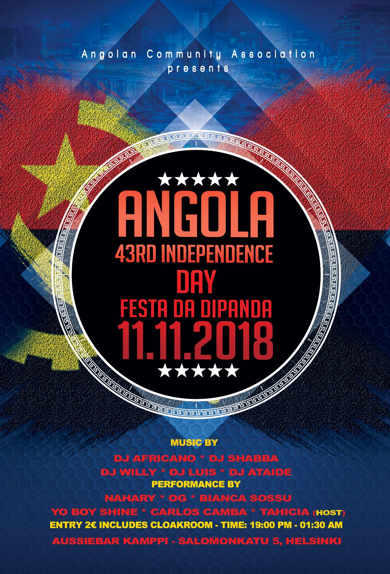 Angola 43rd Independence Day Festa da Dipanda