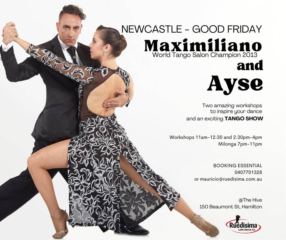 Maximiliano and Ayse Newcastle Tango Tour