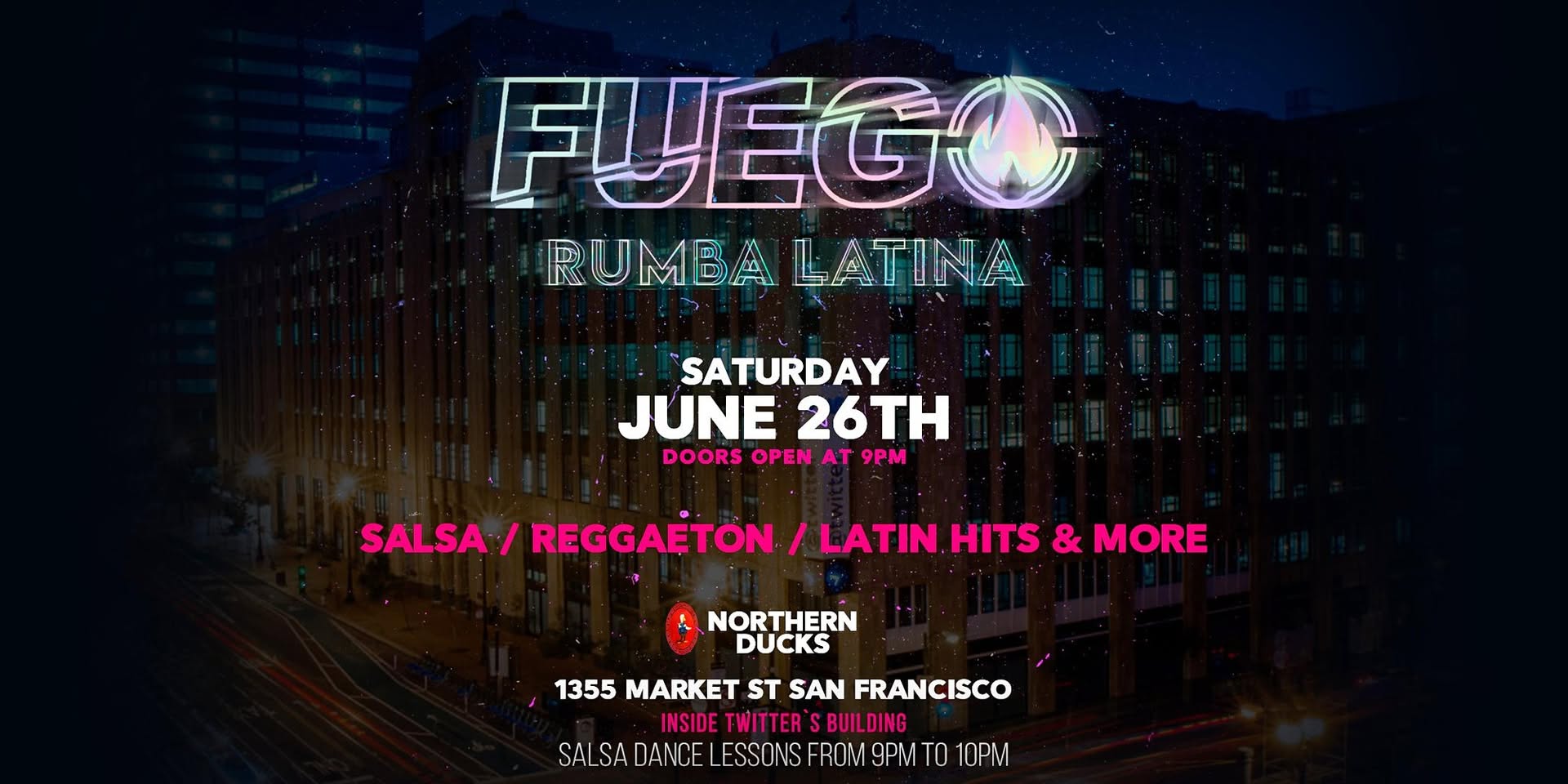 FUEGO Latin Dance Party