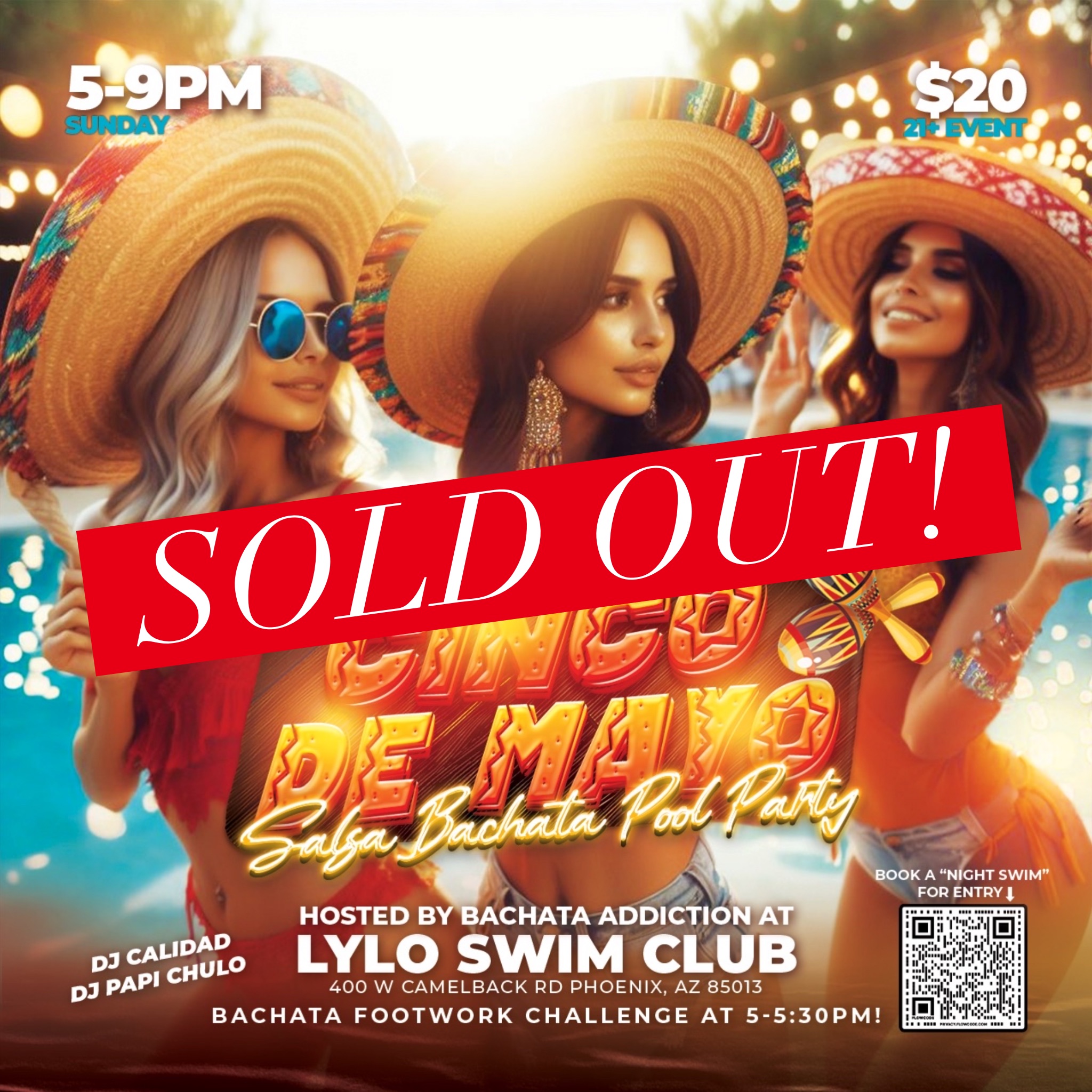 Salsa Bachata Pool Party Cinco de Mayo at Lylo! πͺππ¦