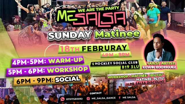 🕺🏾 Me Salsa Sunday Matinée 💃