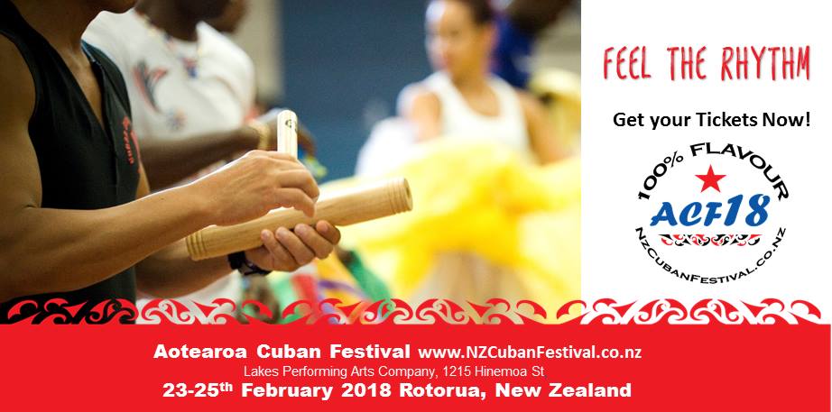 Aotearoa Cuban Festival 2018 ACF18: 100% Flavour