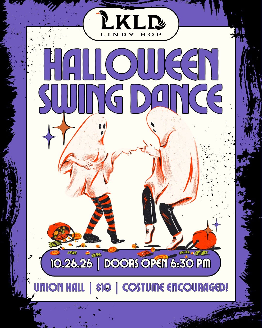 💃 Monday Swing Dance Workshop : HALLOWEEN EDITION🕺