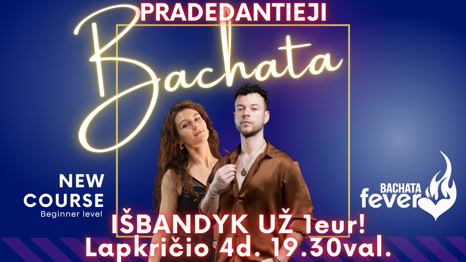 Išmok šokti bachatą!