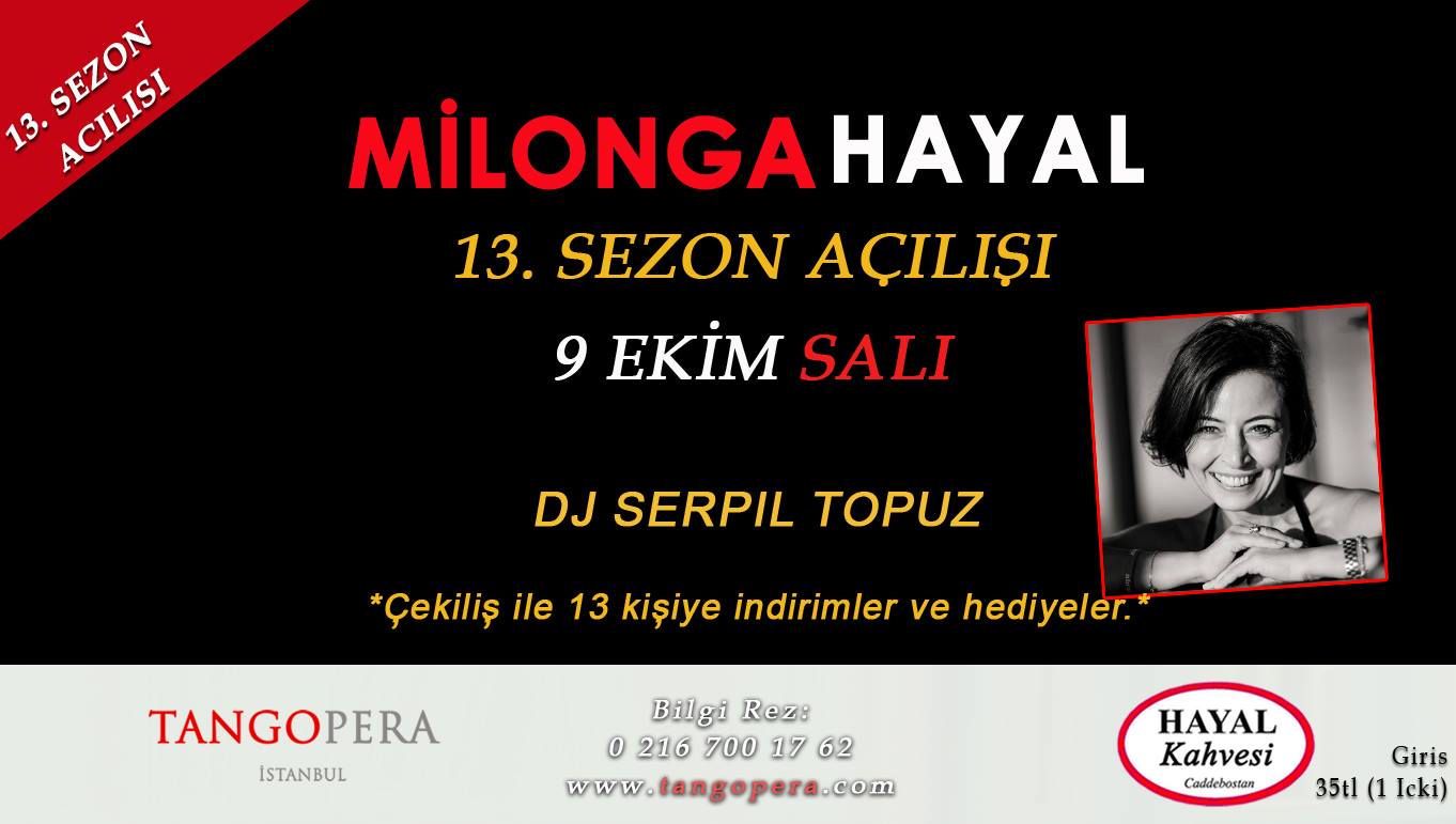 Milonga HAYAL 13. Sezon Açılışı