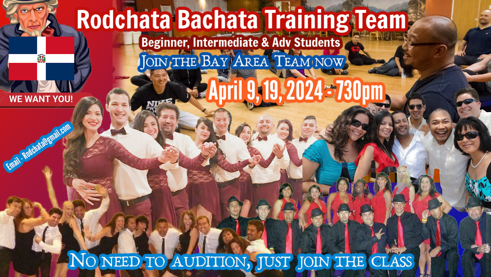 Join Team Rodchata Dance Co (Beginners, Intermediate, Advance)