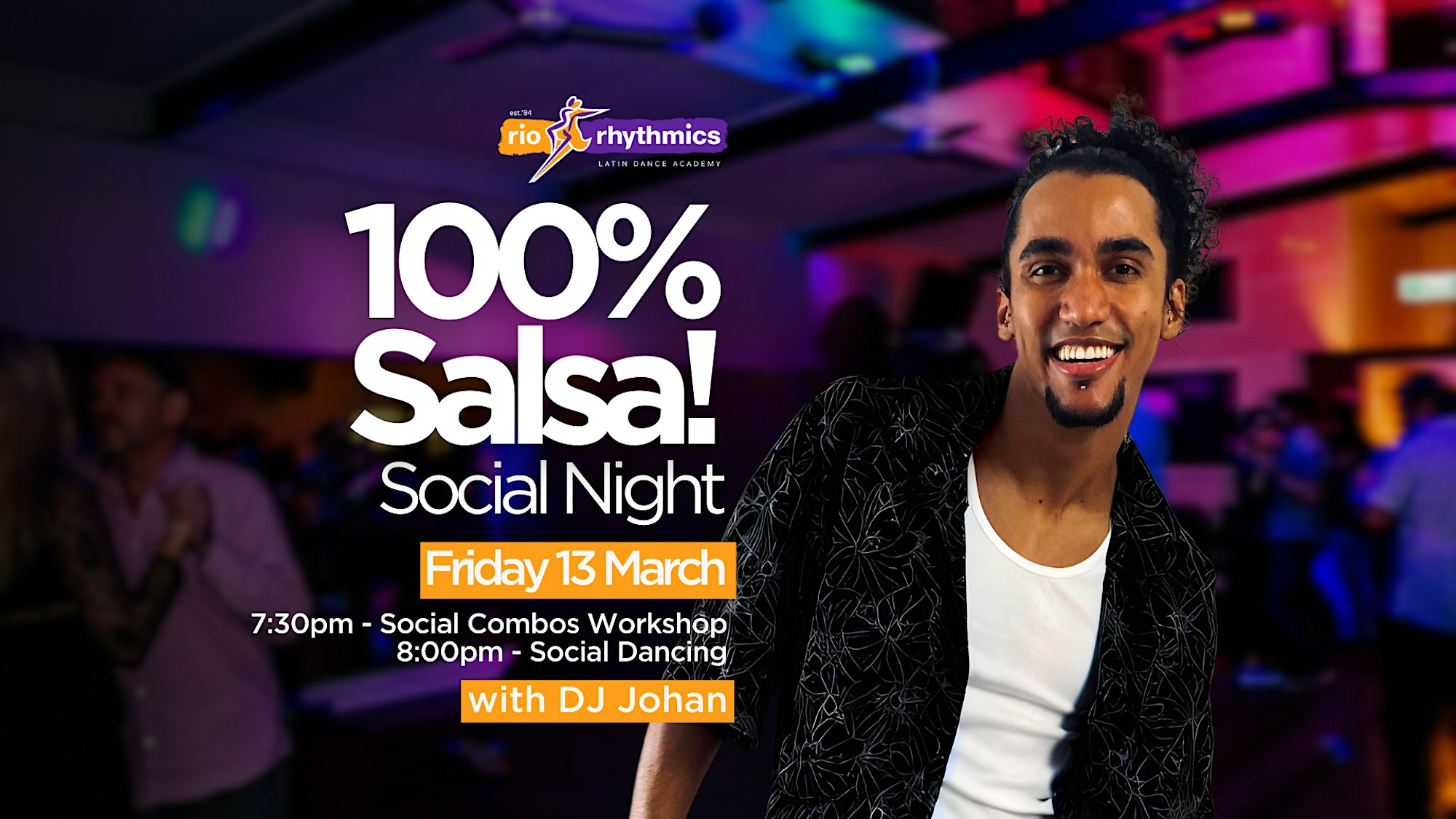 Friday Night 100% Salsa Social with a fun Social Combos Workshop