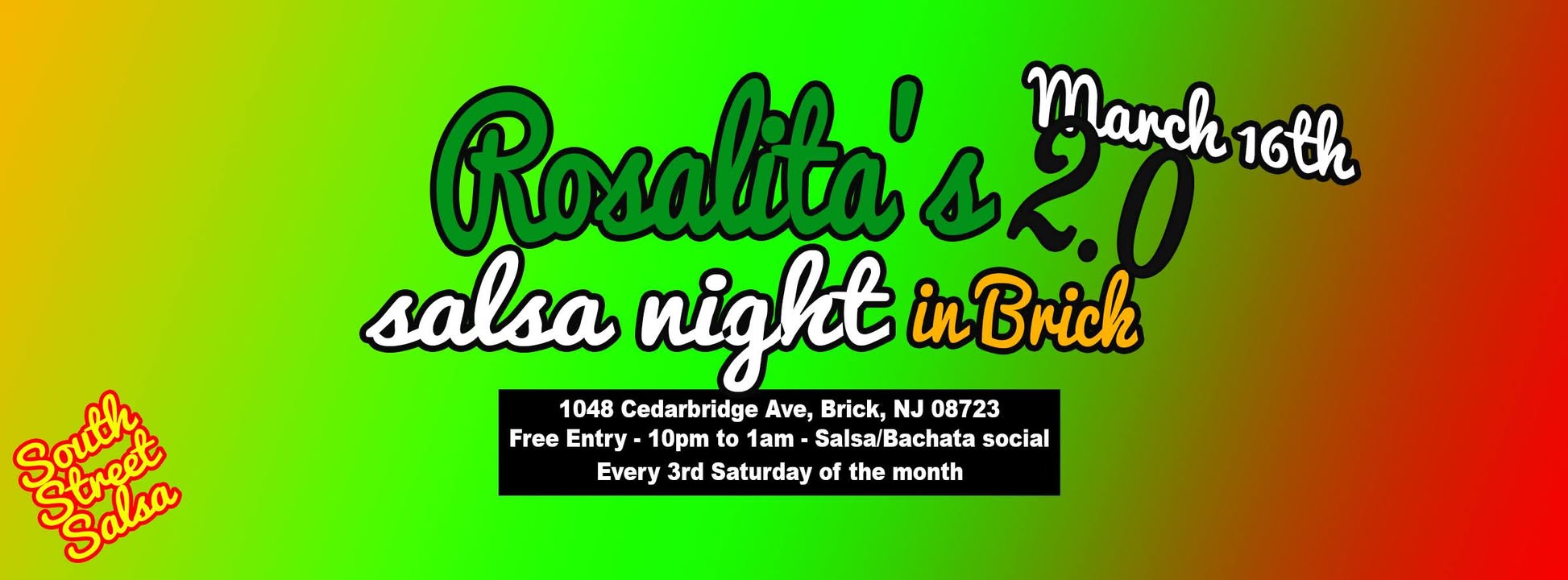 Rosalita's Salsa Night 2.0 in Brick