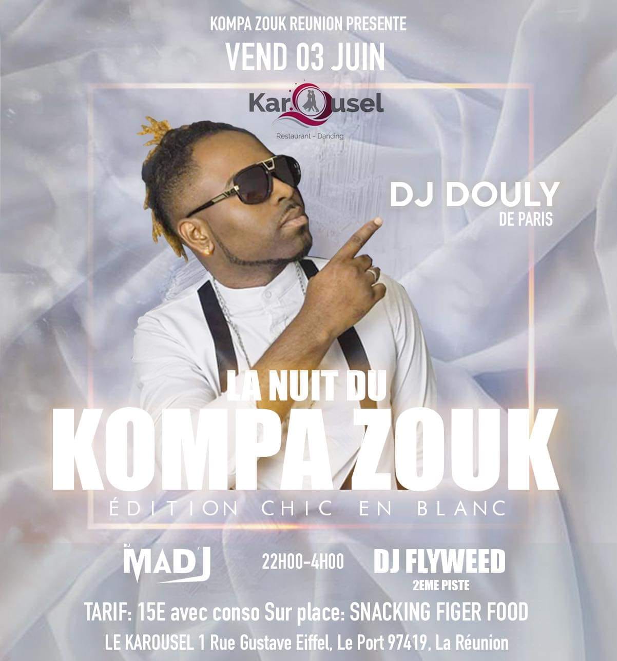 La Nuit du Kompa-Zouk Éd. Chic en Blanc