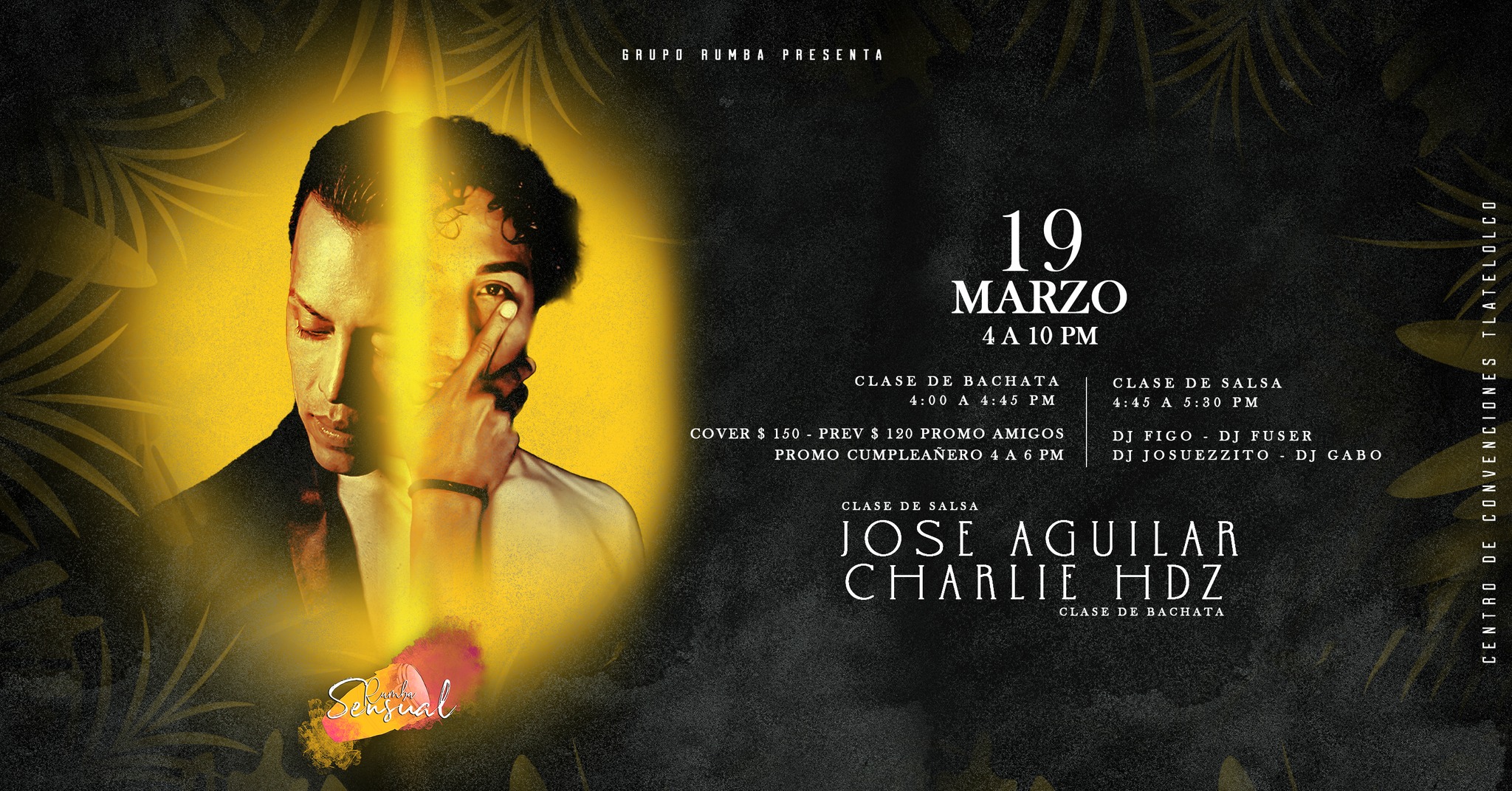 Rumba Sensual - domingo 19 de marzo 4 pm