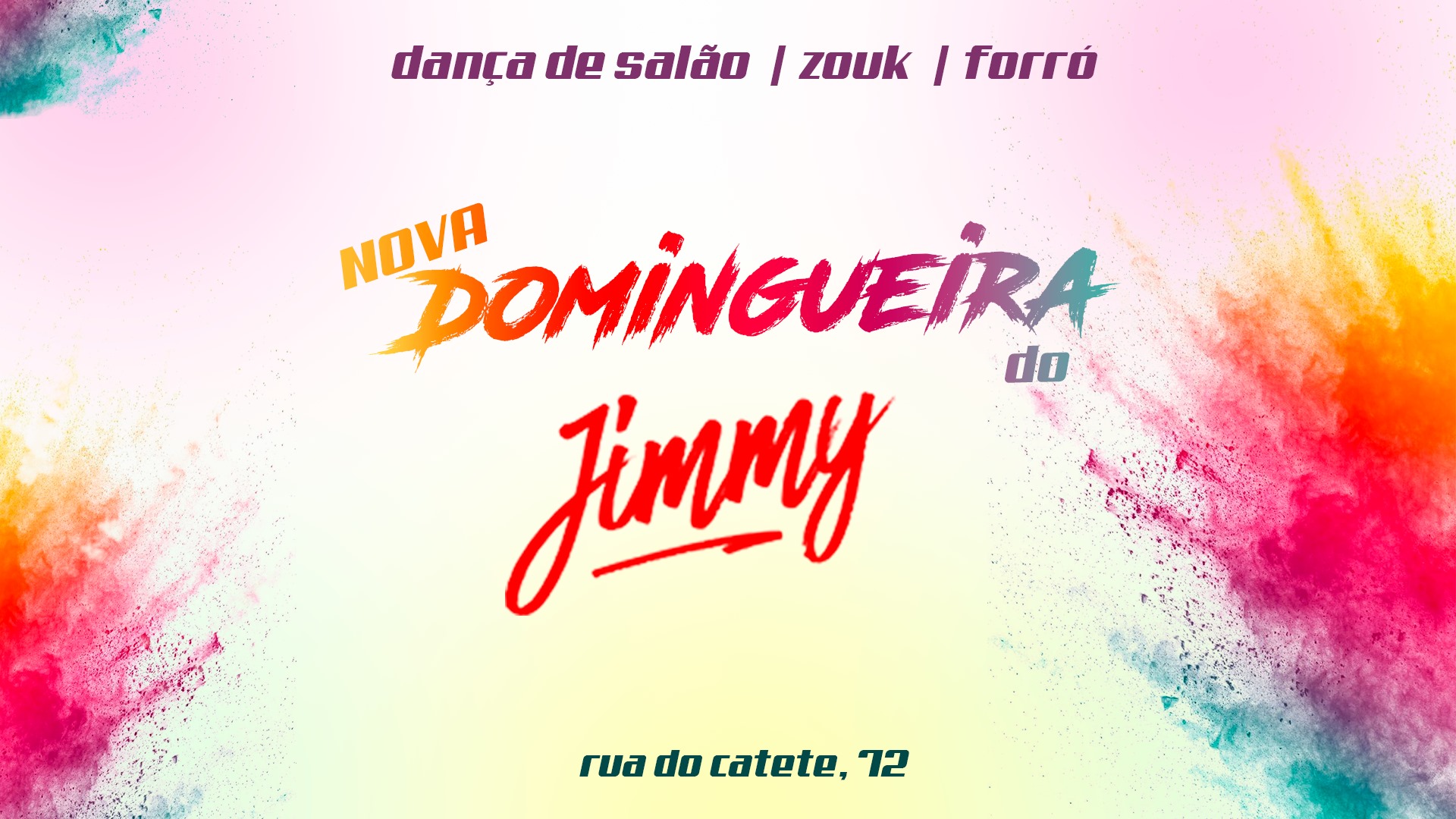 Domingueira do Jimmy com 3 Ambientes 24 NOV 18h