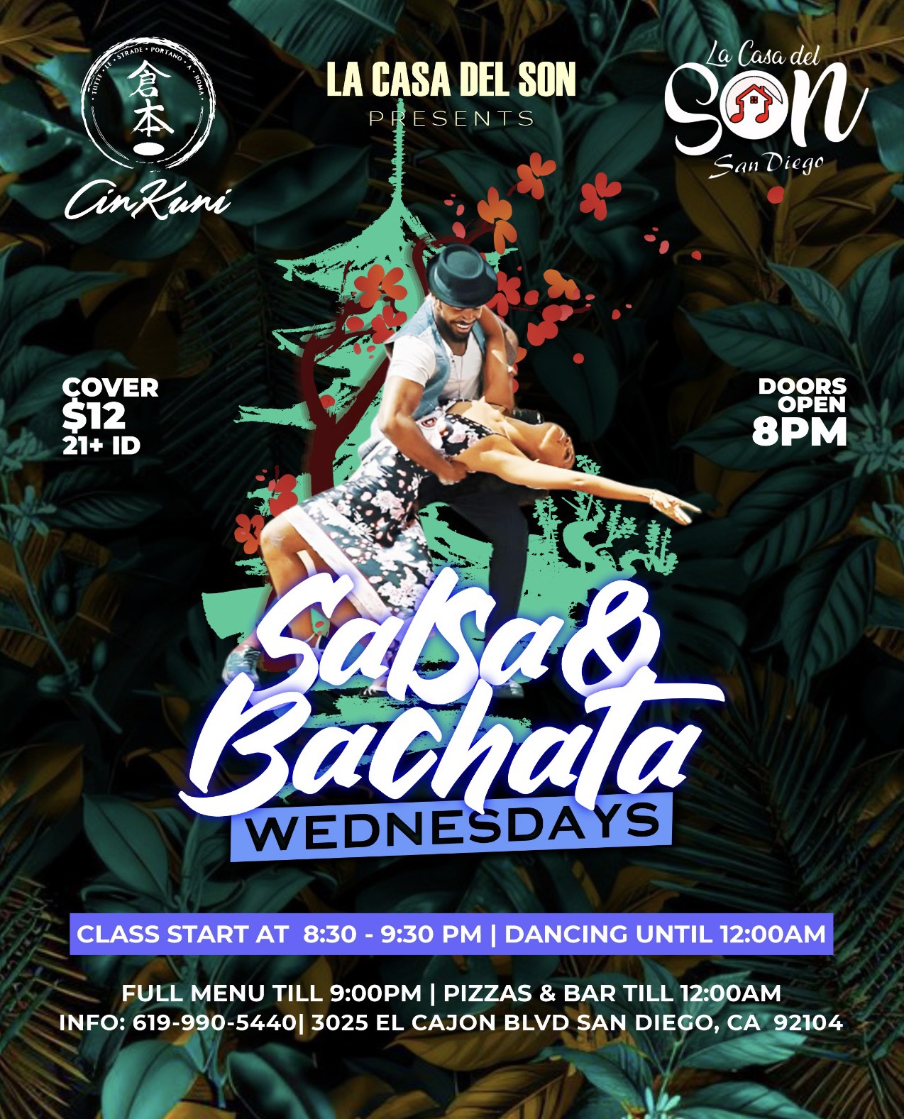 Salsa & Bachata Wednesdays @ Cinkuni North Park