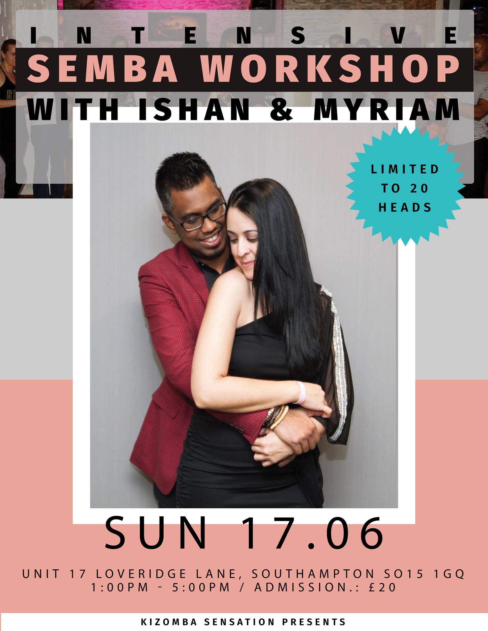 Intensive Semba workshop with Ishan and Myriam