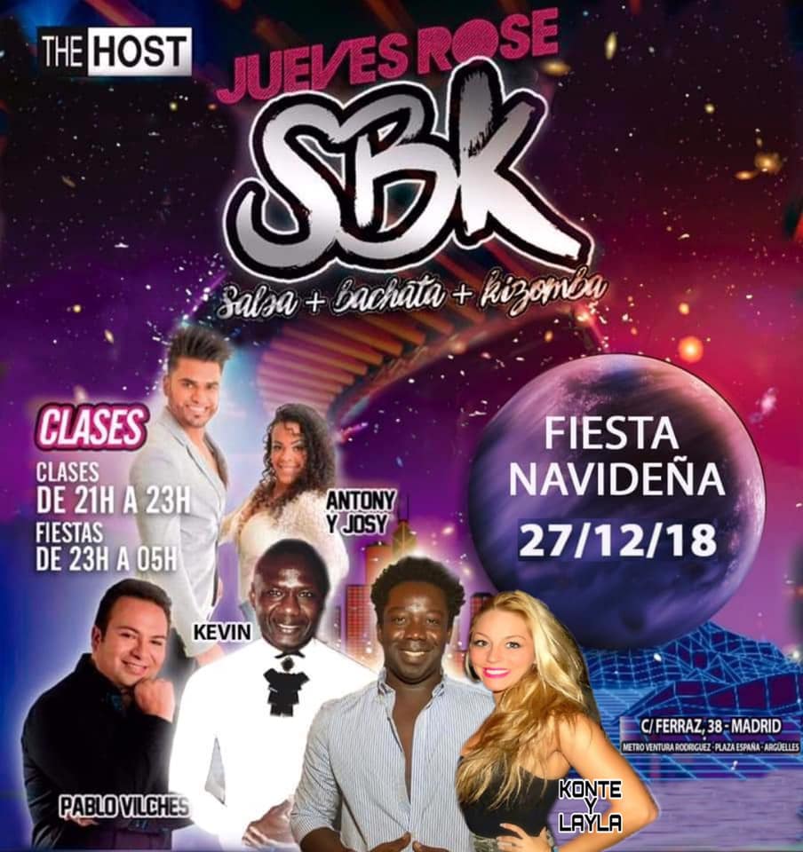 Jueves 27 noche Rose SBK en The host
