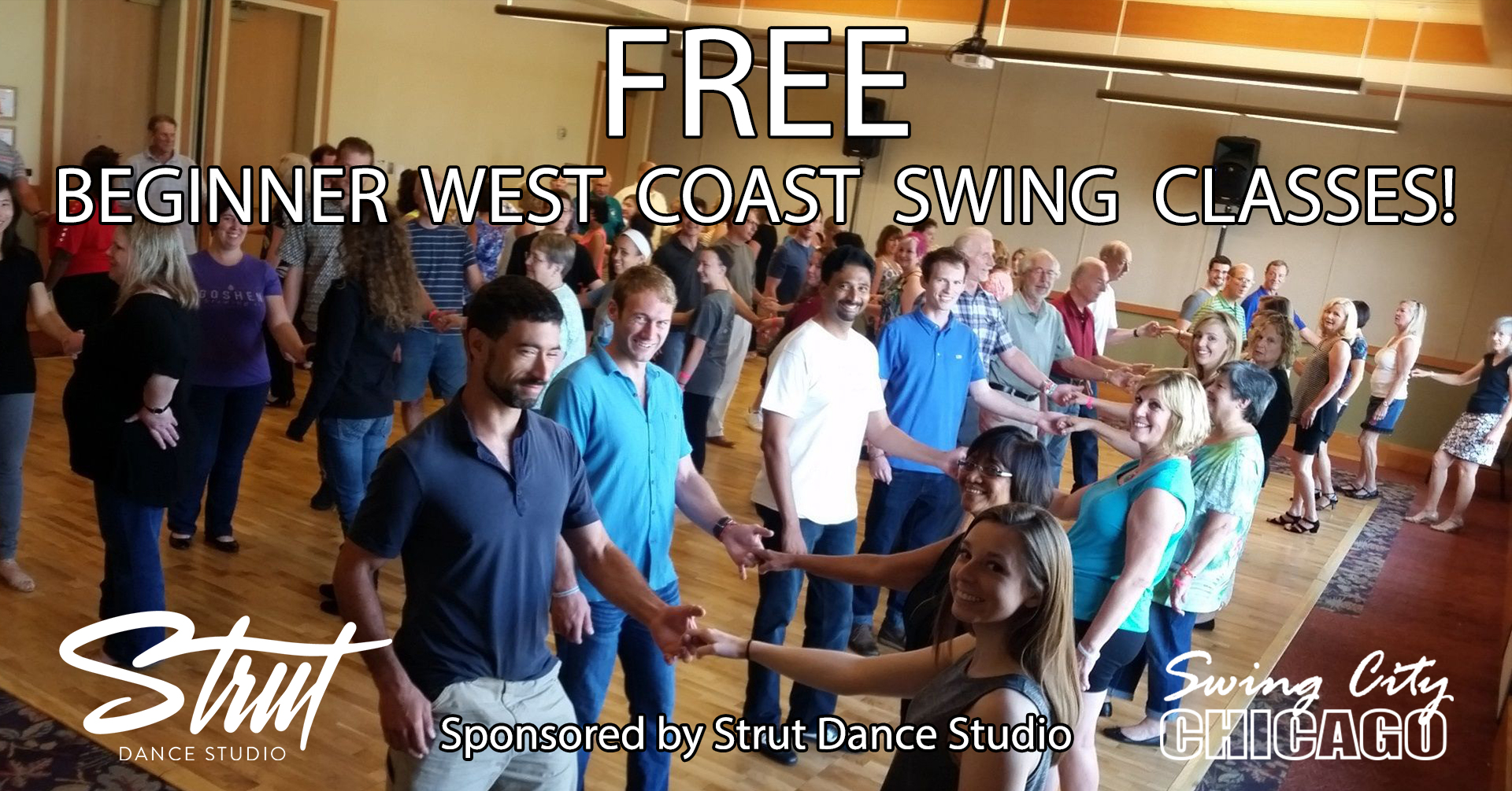 FREE BEGINNER WEST COAST SWING DANCING CLASSES!
