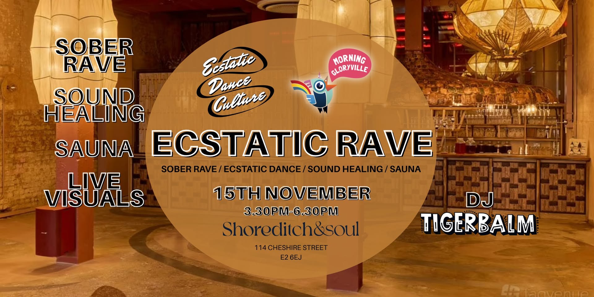 ECSTATIC RAVE Morning Gloryville x Ecstatic Dance Culture